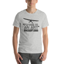 "Flying Is An Art" Light Short-Sleeve Unisex T-Shirt